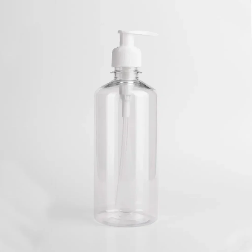 Clear Bottle with Pump