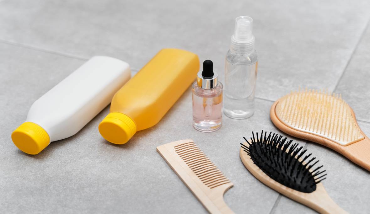 Top view anti dandruff hair products